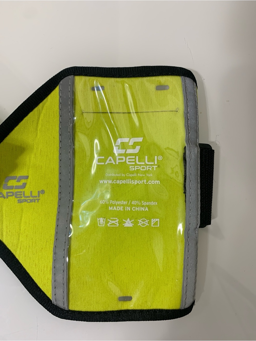Capelli of New York Neon Yellow Reflective Armband Phone Case